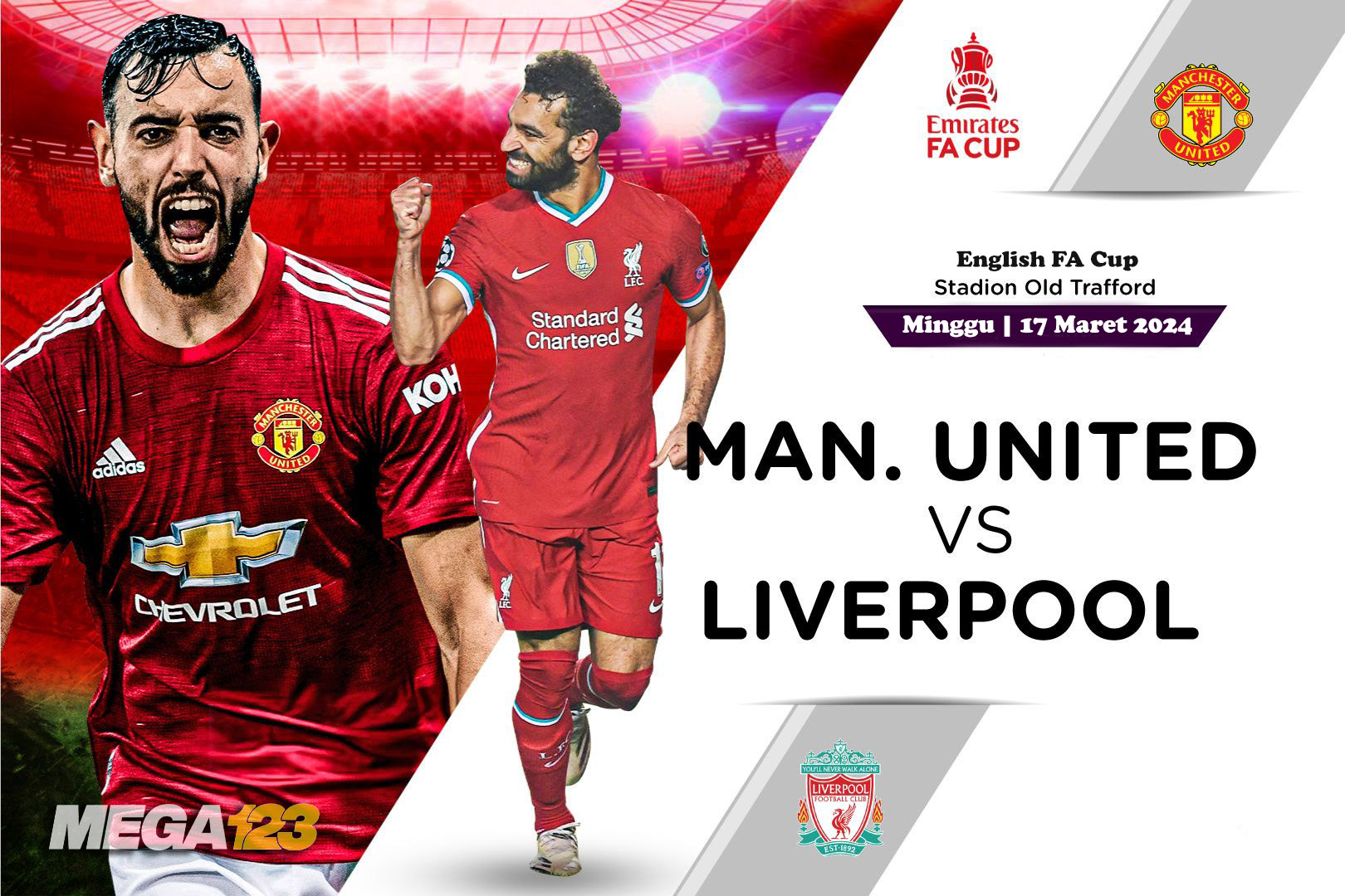 MEGABERITA – Prediksi Manchester Utd vs Liverpool 17 Maret 2024