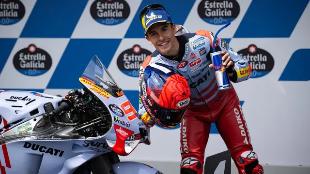 MEGABERITA - Marc Marquez Raih Pole Position Perdana Bersama Ducati dan Gresini Racing