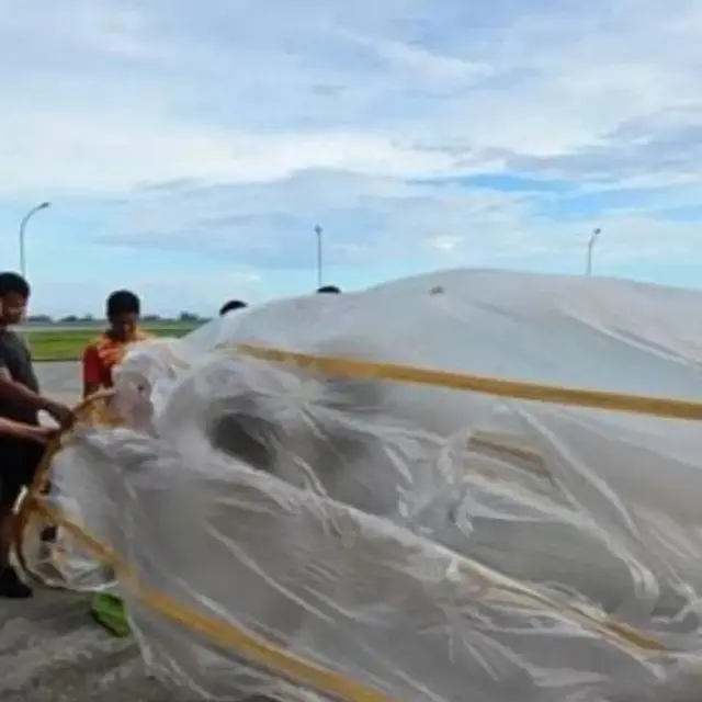 MEGABERITA - Video Viral Balon Udara Liar Mendarat di Bandara Internasional Yogyakarta