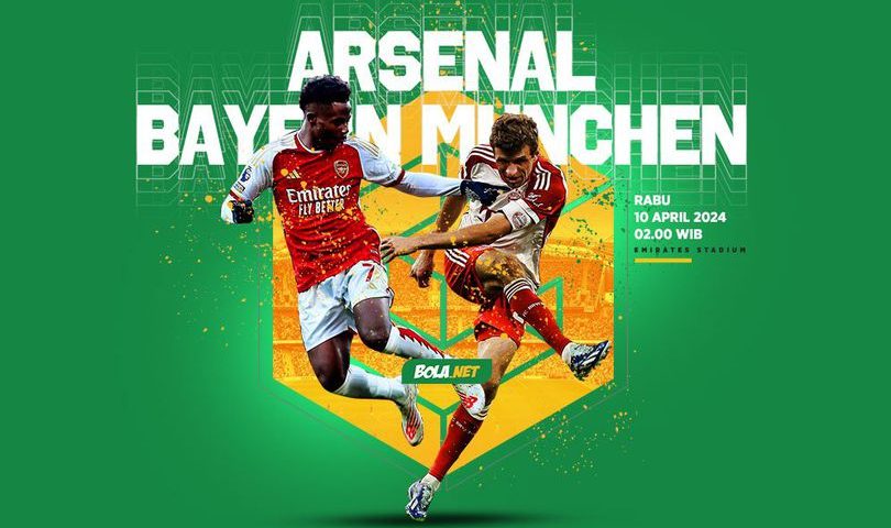 MEGABERITA - Prediksi Arsenal vs Bayern Munchen 10 April 2024